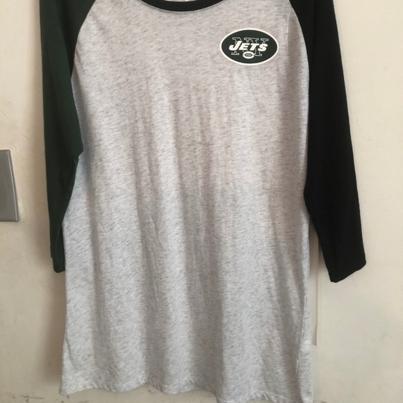 Nike Gray New York Jets 3/4-Sleeve Tee - Picture 3 of 5